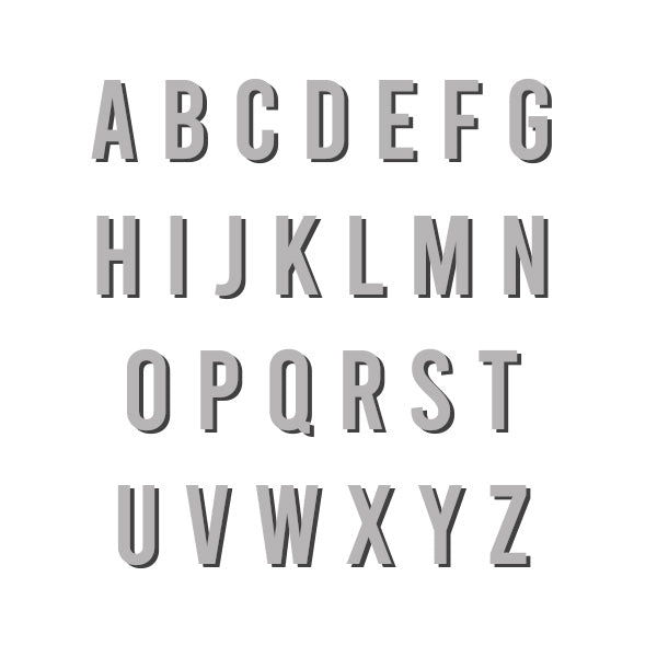 Alphabet Set | A-Z | Blank Acrylics